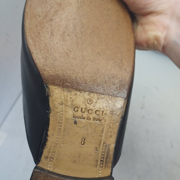 Gucci Black Horsebit Princetown Slide Mule - Picture 10 of 11